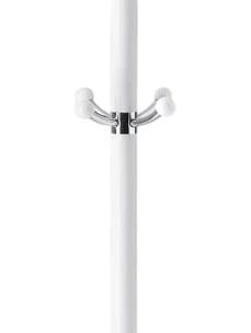 Wieszak na ubrania Massido stojący z marmurową podstawą 176 cm Biały 684101 (5903890613396) - obraz 3