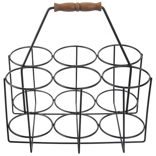 Skrzynka na butelki Orion Radka metalowa na 6 butelek (8592381165512) - obraz 7