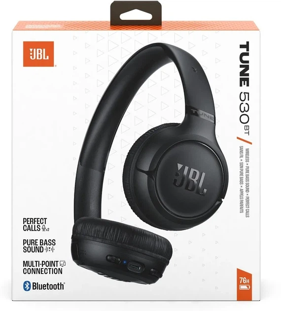 Гарнітура JBL TUNE 530BT Black (JBLT530BTBLKEU) (7225524) - Фото 6 Гарнітура JBL TUNE 530BT Black (JBLT530BTBLKEU) (7225524) - изображение 6