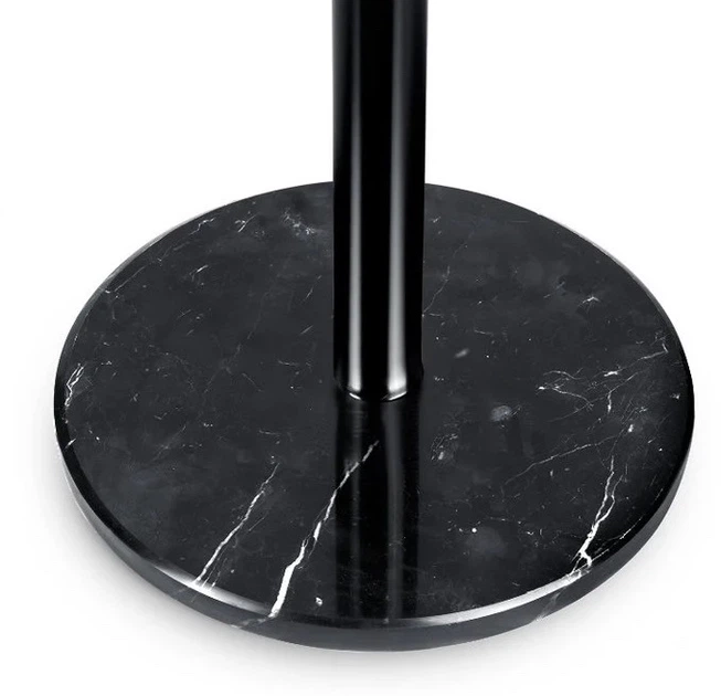 Wieszak na ubrania Massido stojący z marmurową podstawą 175 cm Czarny 684300 (5903890613426) - obraz 3
