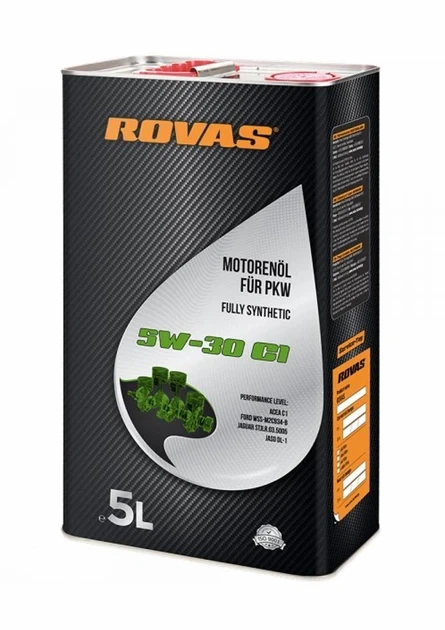 Моторное масло Rovas 5w-30 C1 5 л - Фото 1 Моторное масло Rovas 5w-30 C1 5 л - изображение 1