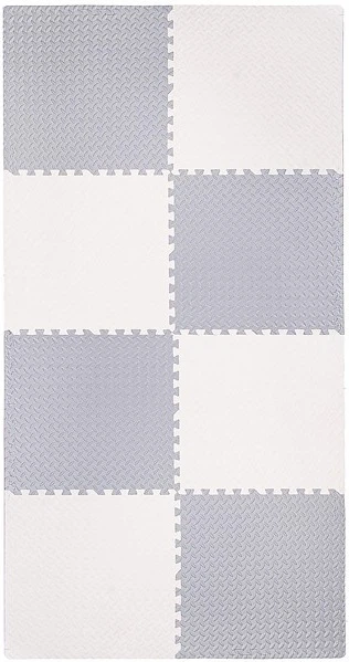 Mata piankowa puzzle dla dzieci Springos 230 x 120 cm Kremowo-szara FM0032 (5907719472133) - obraz 2