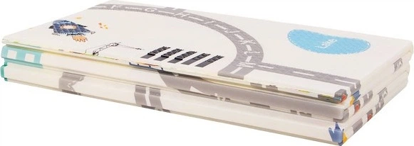 Dwustronna mata piankowa Springos edukacyjna dla dzieci 150 x 200 cm składana Pojazdy KM0022 (5907719493305) - obraz 2