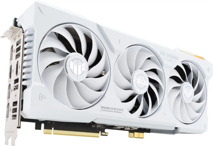 Видеокарта ASUS PCI-Ex GeForce RTX 4070 Ti SUPER TUF Gaming BTF White OC Edition 16GB GDDR6X (256bit) (2670/21000) (2 x HDMI, 3 x DisplayPort) (TUF-RTX4070TIS-O16G-BTF-WHITE) - изображение 7