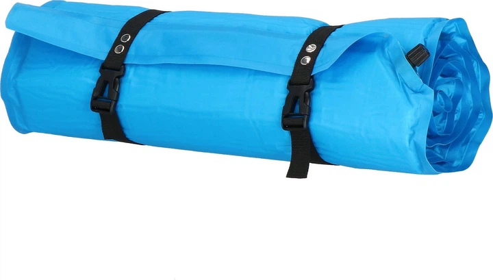 Килимок самонадувний Springos з подушкою та чохлом 186 см Синій PM036 (5907719430911) - зображення 4