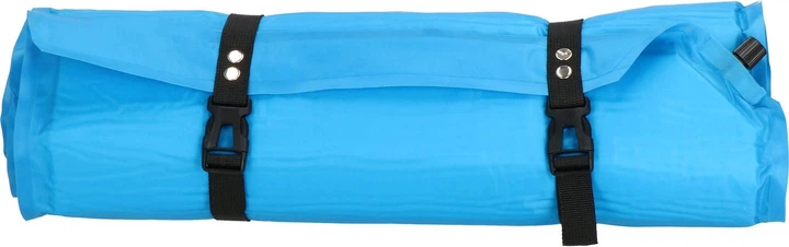 Килимок самонадувний Springos з подушкою та чохлом 186 см Синій PM036 (5907719430911) - зображення 5