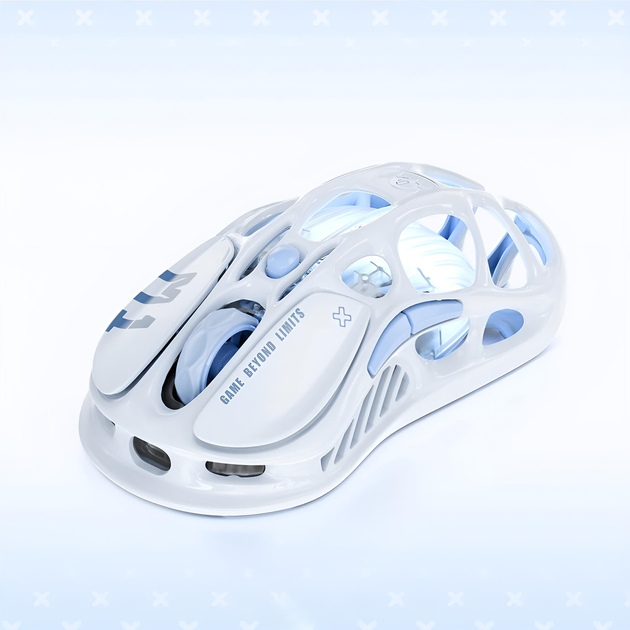 Мышь GRAVASTAR Mercury M1 Pro Special Edition игровая с комбинированным подключением, Ice Blue - изображение 3