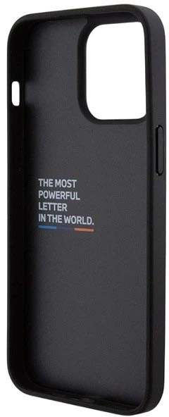 Etui plecki BMW Leather Carbon do Apple iPhone 15 Pro Max Black (3666339143862) - obraz 6