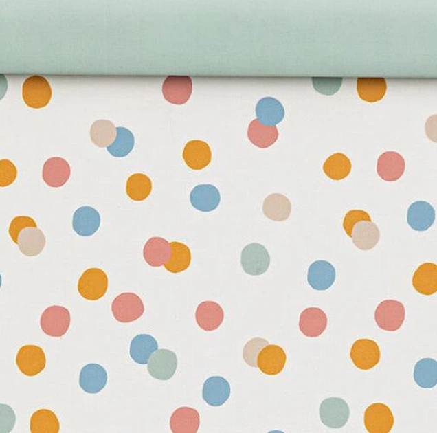 Pufa Atmosphera ENIO  ze schowkiem w kropki 57 x 36 x 36 cm (3560232856112) - obraz 3