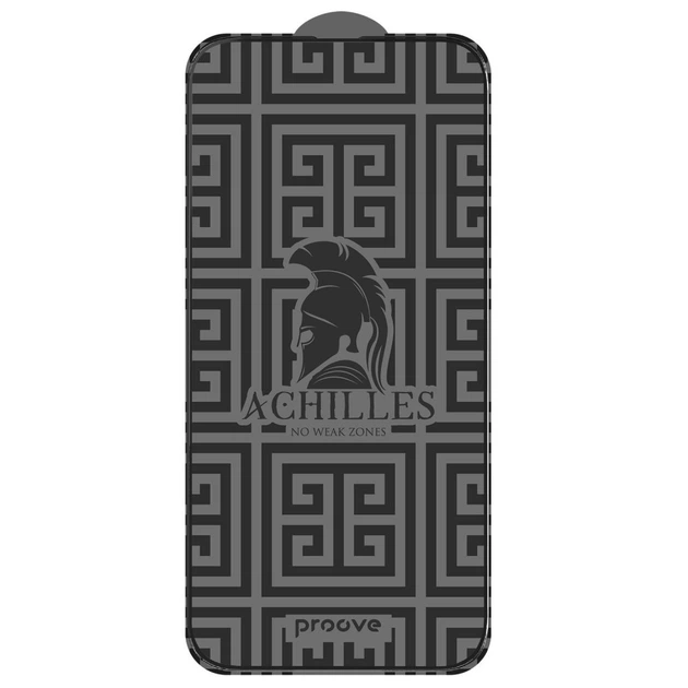 Защитное стекло Proove Achilles iPhone 13/13 Pro/14/16e/17e черный - изображение 4