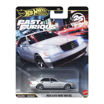 Машинка Premium Hot Wheels Mercedes-Benz 500 SEL Fast & Furious 1