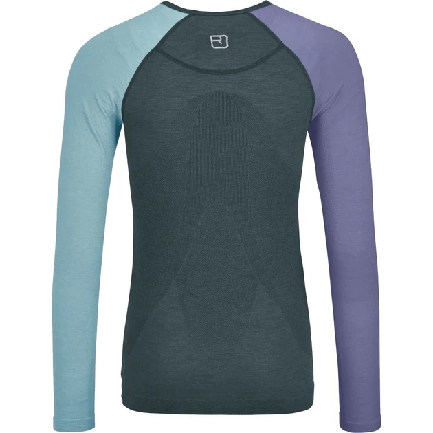 Термофутболка женская анатомическая Ortovox 120 Comp Light Long Sleeve Wmn Dark arctic grey L (100080947) - изображение 5