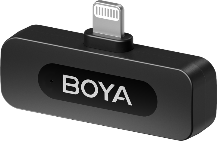 Бездротовий петличний мікрофон BOYA BY-V2 Lightning Black - изображение 5