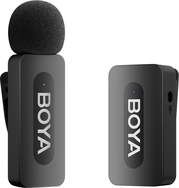 Бездротовий петличний мікрофон Boya BY-V35 TRS for camera Black - зображення 2