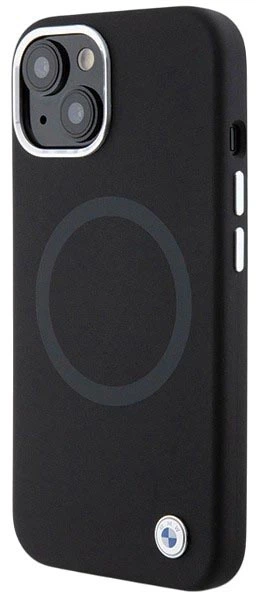 Etui plecki BMW Signature Liquid Silicone MagSafe do Apple iPhone 15 Plus Black (3666339144654) - obraz 2