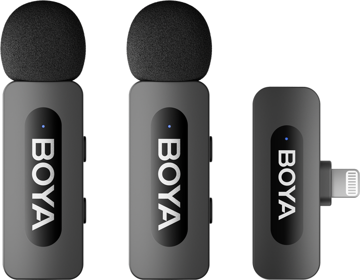 Беспроводной петличный микрофон Boya BY-V3 Lightning Black - изображение 2