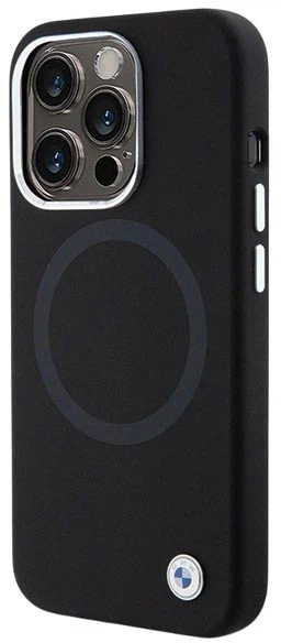 Etui plecki BMW Signature Liquid Silicone MagSafe do Apple iPhone 15 Pro Max Black (3666339144678) - obraz 2