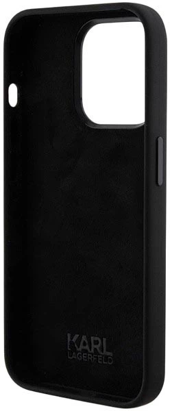 Панель Karl Lagerfeld Karl&Choupette Head для Apple iPhone 15 Pro Black (3666339164812) - зображення 6
