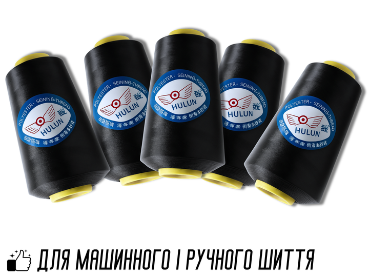 Нитки FROM FACTORY BAC FromFactory черные №40/2 3000м - изображение 4