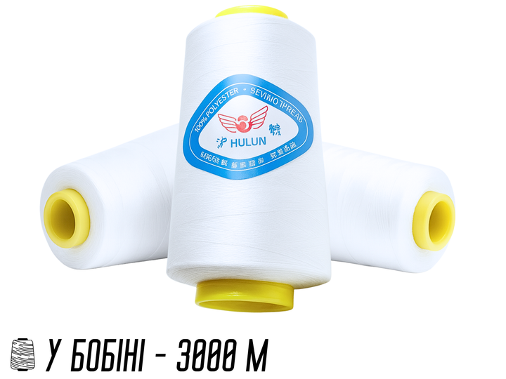 Нитки FROM FACTORY BAI FromFactory белые №40/2 3000м - изображение 6