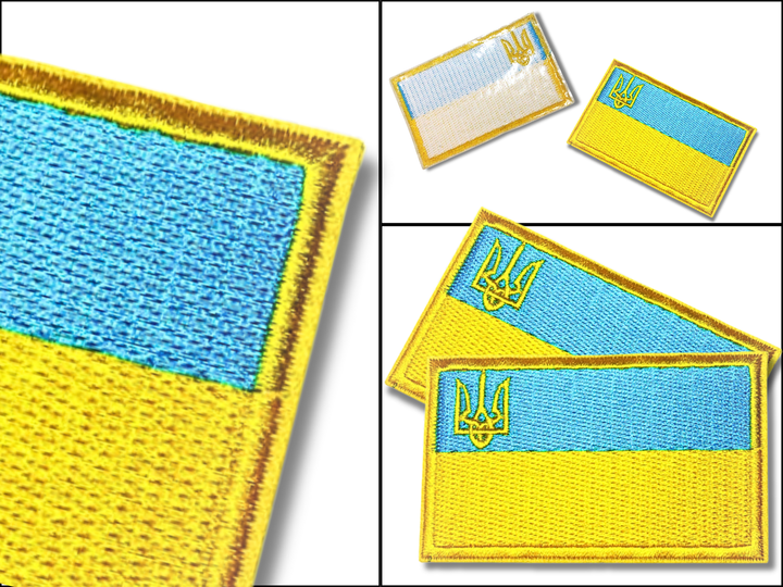 Аппликация FROM FACTORY APURK1 для одежды нашивка Флаг Украины №1/7.5х4.5см - изображение 4