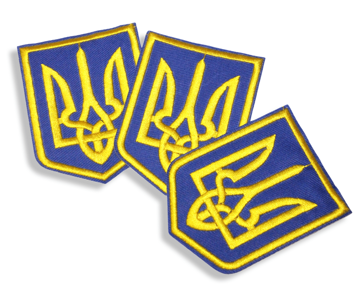 Аплікація FROM FACTORY APURK5 для одягу нашивка Герб України жовтий №5/6х8см - зображення 6