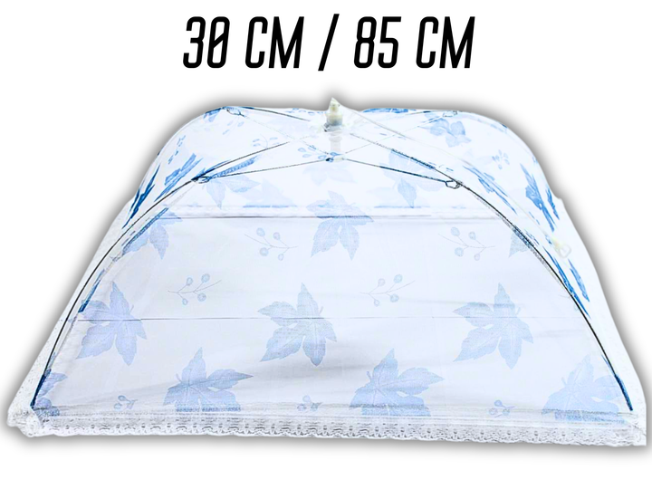 Антимоскитная FROM FACTORY STVIC сетка прямоугольная на стол для защиты пищи от насекомых 30 х 70см Листок синий - изображение 11