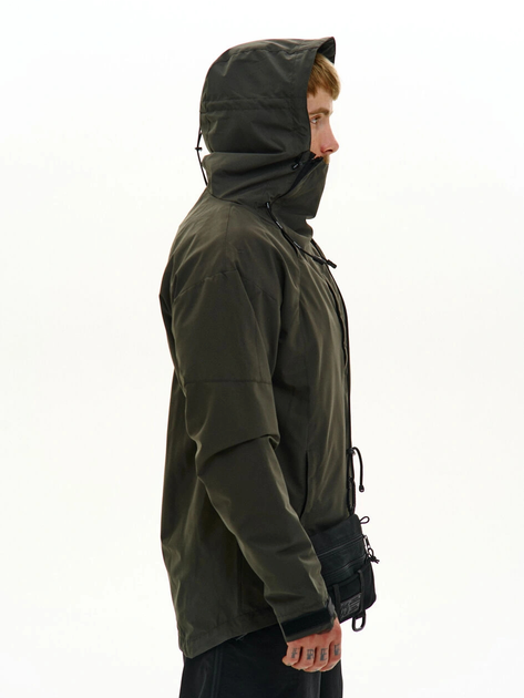 Анорак из плащевки на мембране "Эдо" хаки TUR WEAR S - Фото 3 Анорак из плащевки на мембране "Эдо" хаки TUR WEAR S - изображение 3