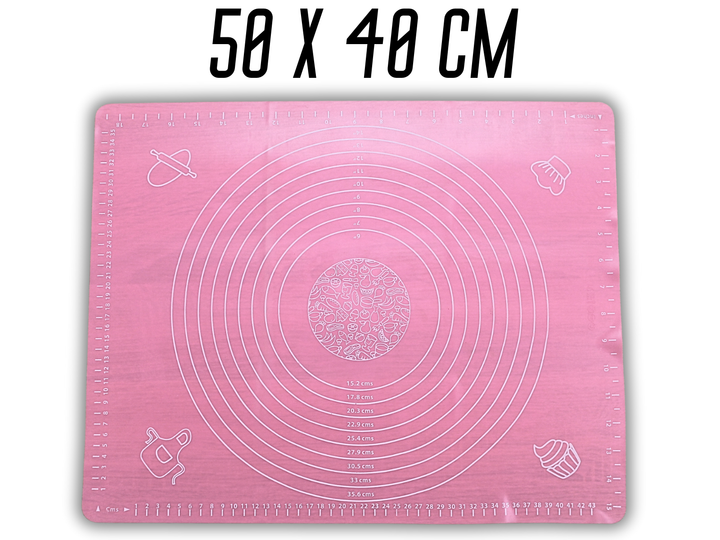 Килимок FROM FACTORY TST для тіста силіконовий з розміткою 50х40см Коричневий - зображення 19
