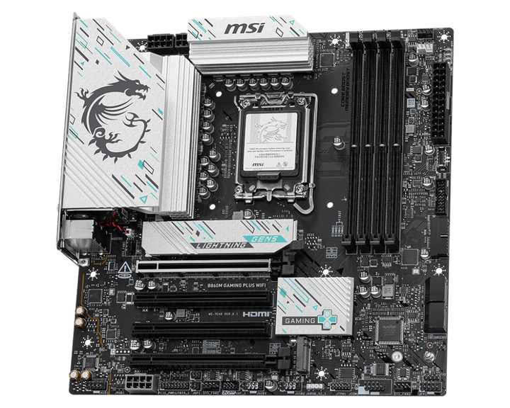 Материнська плата MSI B860M Gaming Plus Wi-Fi LGA 1851 (B860M GAMING PLUS WIFI) - зображення 2