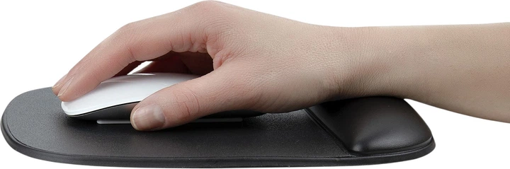 Podkładka pod myszkę Startech Ergonomic Mouse Pad with Wrist Support Black (B-ERGO-MOUSE-PAD) - obraz 5