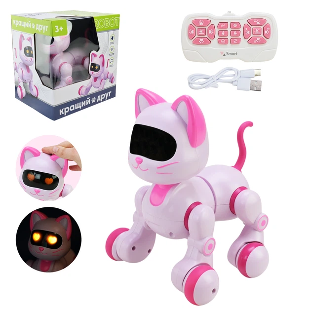 Робот-кот на управлении Star Toys Factor Co (PL-924-02) Розово-белый - Фото 1 Робот-кот на управлении Star Toys Factor Co (PL-924-02) Розово-белый - изображение 1