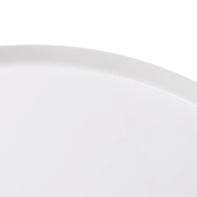 Stolik okrągły Hedo 55076 metalowy Biały (5904041106033) - obraz 2