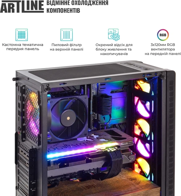 Компьютер ARTLINE Gaming HGWRTS (HGWRTSv83) - изображение 5