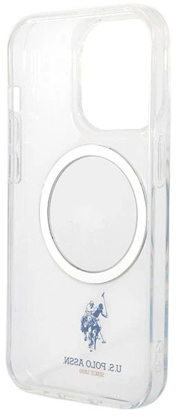 Etui U.S. Polo Assn. MagSafe Collection do Apple iPhone 15 Pro Transparent (3666339171933) - obraz 6