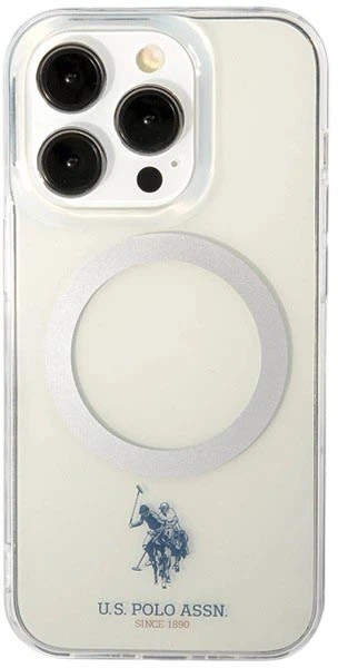 Etui U.S. Polo Assn. MagSafe Collection do Apple iPhone 15 Pro Max Transparent (3666339171940) - obraz 3