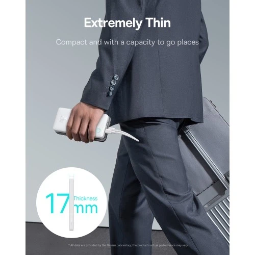 УМБ Baseus Airpow Lite Power Bank 10000mAh 15W White (P10067500213-00) - зображення 4