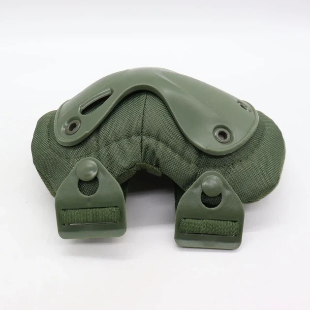 Набір тактичного захисту Eagle KN-04 налокітники та наколінники, нейлон Оливковий - изображение 5