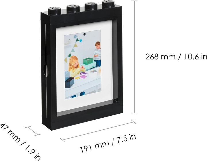 Ramka na zdjęcia Room Copenhagen LEGO 10 x 15 cm Czarna (41131733) - obraz 3