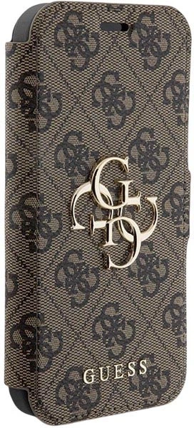 Etui Guess 4G Metal Logo do Apple iPhone 15 Pro Max Brown (3666339194451) - obraz 4