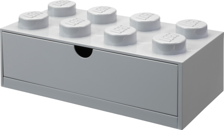 Контейнер для зберігання  Room Copenhagen LEGO 31.6 x 11.3 x 15.8 см Сірий (40211740) - зображення 2