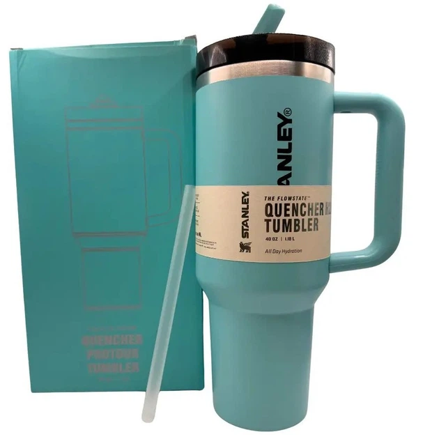Термос термочашка Stanley Quencher ProTour Flip Straw Tumbler 1,18 л з нержавіючої сталі Ocean Blue KT7001950 - Фото 1 Термос термочашка Stanley Quencher ProTour Flip Straw Tumbler 1,18 л з нержавіючої сталі Ocean Blue KT7001950 - зображення 1