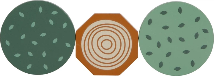 Набір дерев’яних кубиків Small Foot Діно 50 елементів 12621 (4020972126214) - зображення 2