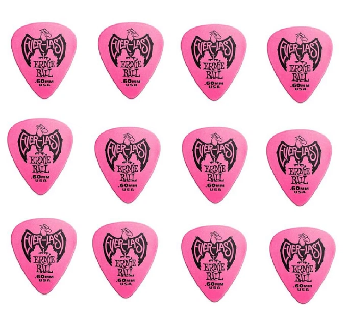 Медіатори Ernie Ball 9179 Everlast Guitar Player's Pack 0.60 mm (12 шт.) - зображення 4