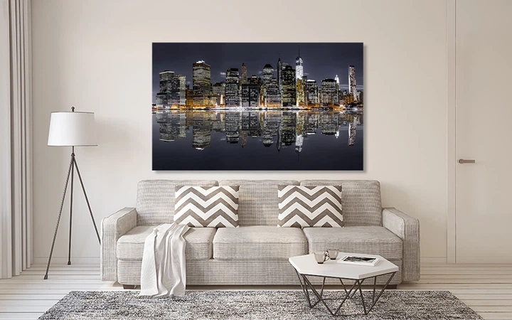 Картина на холсте Art Dekors Ночной город 50x100 см MLP 233 - изображение 2