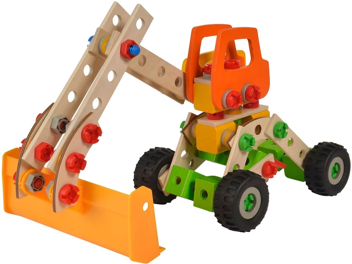 Klocki konstrukcyjne Eichhorn Constructor 6 w 1 140 elementów 100039057 (4051902000694) - obraz 5