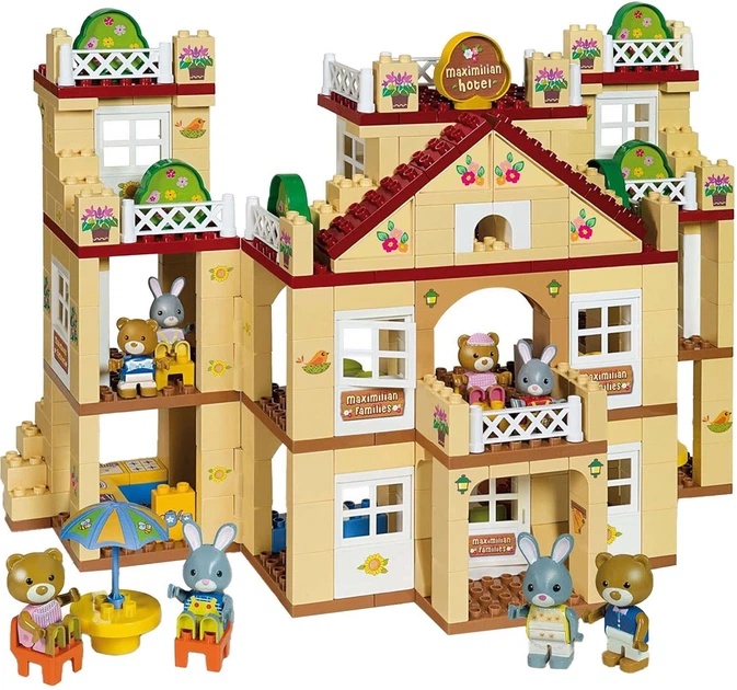 Конструктор Unico Plus Maximilian Families Hotel 296 елементів 8926-0MAX (8000796089267) - зображення 2
