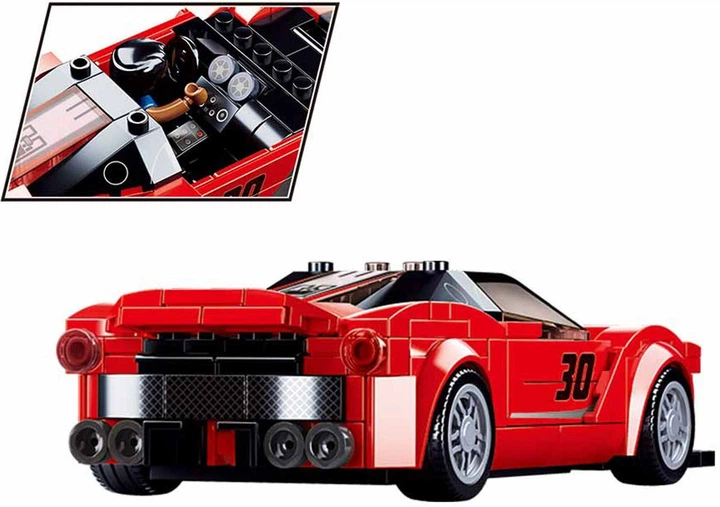 Klocki konstrukcyjne Sluban Italian Supercar 262 elementy M38-B0955 (6938242958152) - obraz 4