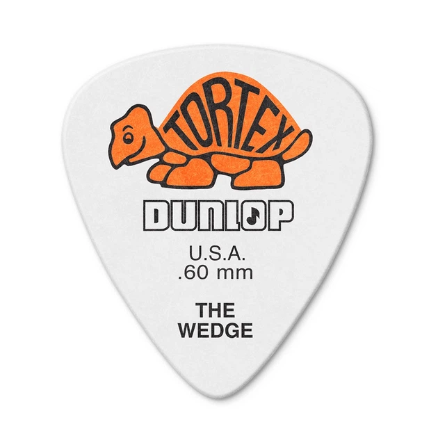 Медиаторы Dunlop 424P.60 Tortex Wedge Player's Pack 0.60 mm (12 шт.) - изображение 2