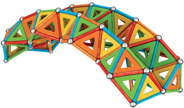 Магнітний конструктор Geomag Supercolor 388 елементів 8750193 (0871772001935) - зображення 3